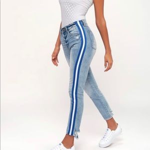 Pistola blue strip jeans